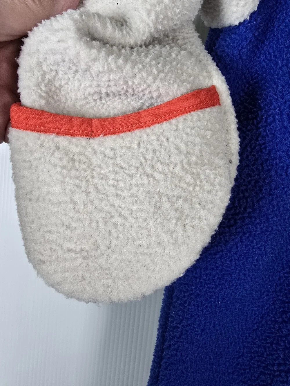 The North Face Toddler Blue Fleece One-Piece Snowsuit Size 12-18 Months